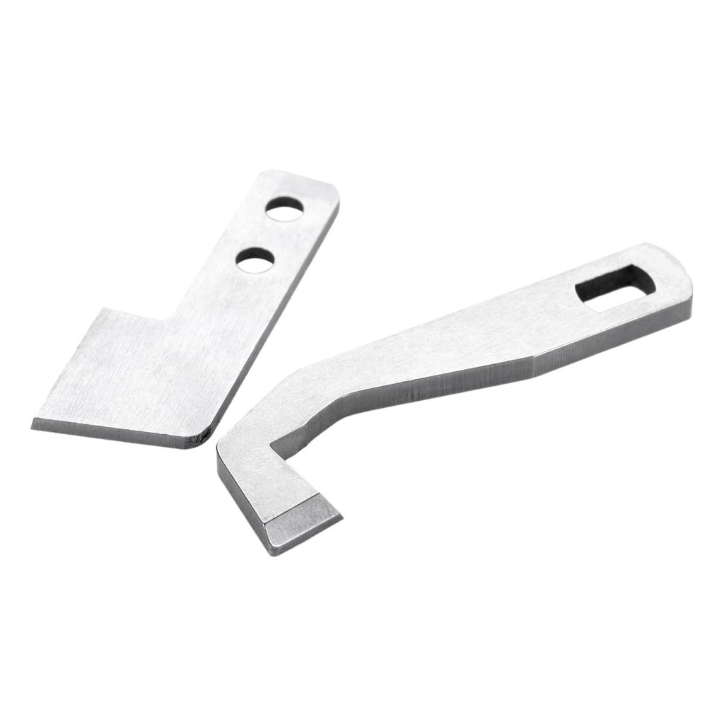 Верхний и Нижний Нож/Лезвие Деталь Швейной Машины G1075+G1076 для Singer Bablylock BL480A Elna 654 Husqvarna Viking Pfaff coverlock