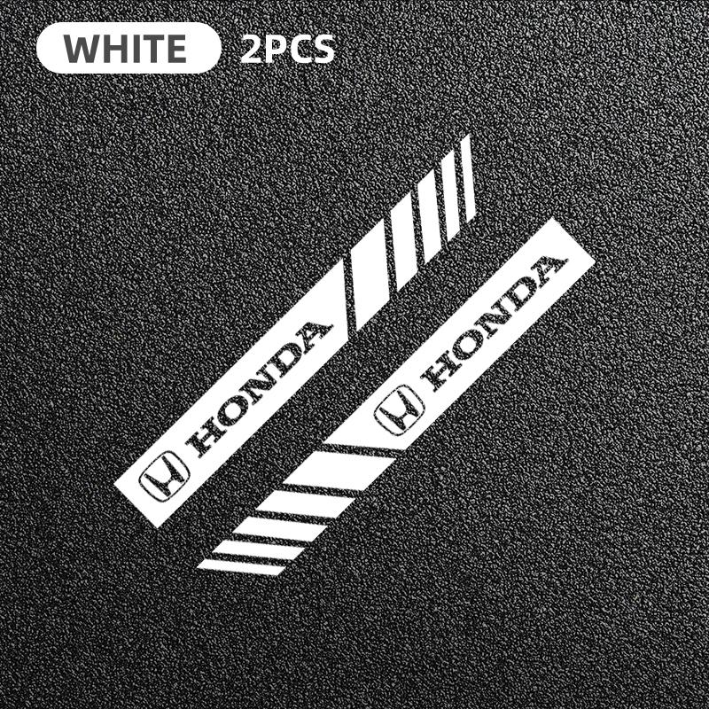 2pcs/set Car Side Rear View Mirror Stripes Stickers For Honda Civic Accord Fit Jazz Pilot CRV Odyssey Passport City Shuttle HRV LK6
