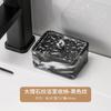 Керамическая банка для ватных палочек Ванная комната Стол Мраморная Ватная салфетка Коробка для хранения Прозрачная Косметичка для пудры Домашний декор