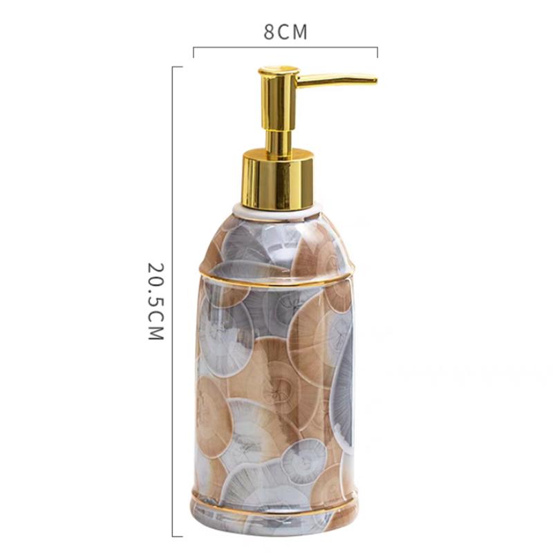 Керамическая бутылка для жидкого мыла Дозатор для мыла Контейнер для мыла Насос для мыла Дозатор для мыла Заправляемая бутылка для мыла