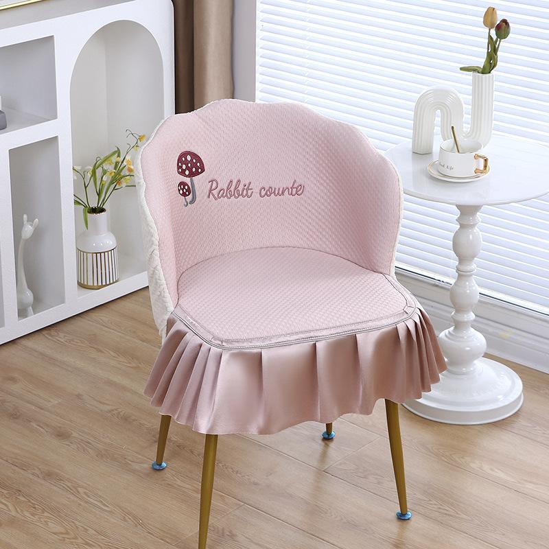 Утолщенный чехол для стула для макияжа, чехол для стула, расческа, туалетный столик, скамья, поручень для маникюра для девочек