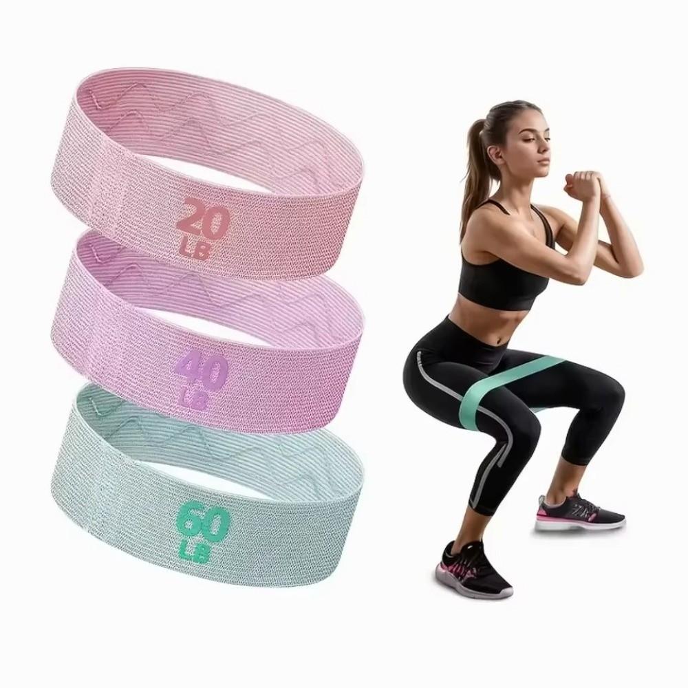 20-90LB Fabric Elastic Band Expander Yoga Bands Resistance Bands Workout Equipment