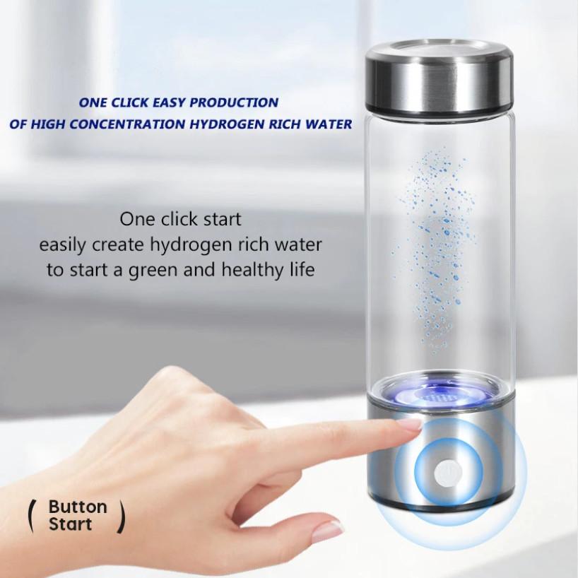 8032PPB 3 Min Hydrogen Water Generator Alkaline Maker Type-c Rechargeable Antioxidan Bottle Portable Hydrogen-Rich Water Cup