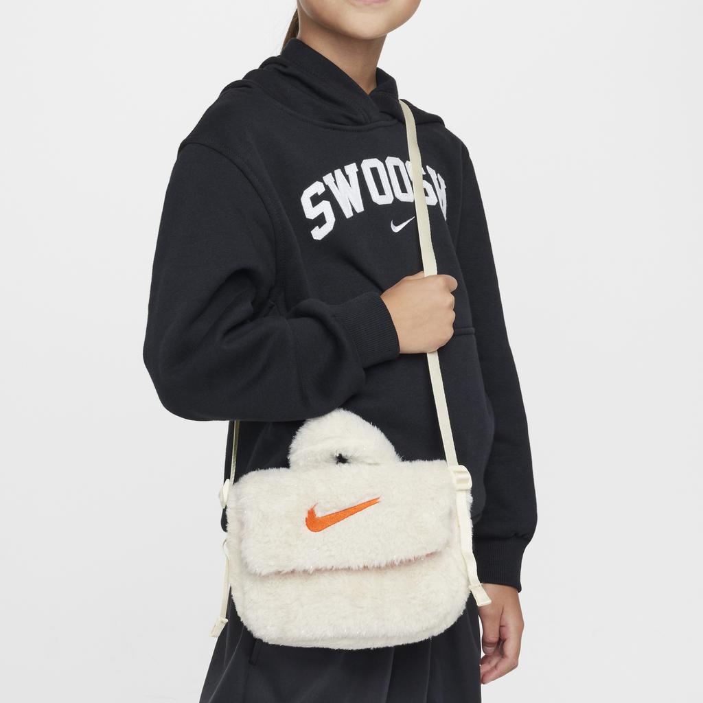 New Nike Big Kids' Faux Fur Crossbody Bag 1L FZ1329-113