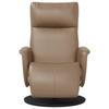 VidaXL Fauteuil inclinable avec repose-pieds cappuccino similicuir 356548