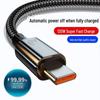 Super Fast Charge 6A Type-C Braided Data Cable for Huawei, Apple, Android - 120W