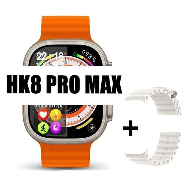 Оригинальные умные часы Hk8 Pro Max для мужчин, серия 8, 49 мм, 2,2 дюйма, экран RTAE с высокой частотой обновления, NFC-компас, игровые умные часы для Apple iPhone