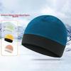 Fleece Winter Knit Hat Brimless Cold Cap Casual Brimless Skull Cap  Women Men