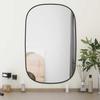 VidaXL Wall Mirror Makeup Vanity Cosmetic Bedroom Decoration Bathroom Living Room Interior Black 348225