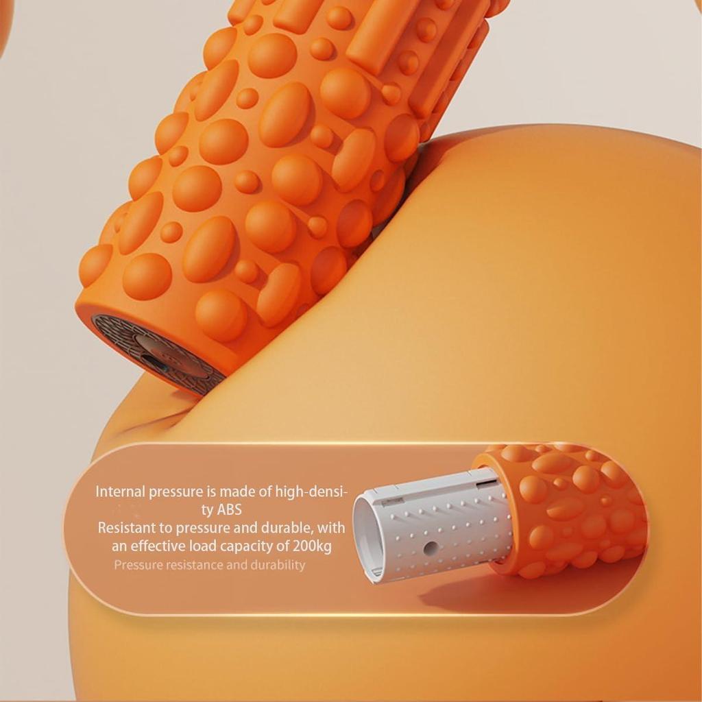 Вибрирующий электрический массажный ролик из пены, 5 скоростей, USB-зарядка, 3D-текстурированный, для глубокого массажа тканей, для домашнего спортзала, расслабления