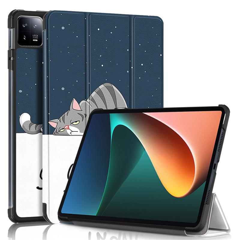 Чехол для планшета Xiaomi Pad 6 Pro, 11-дюймовый чехол с милым единорогом и котом, задняя панель из ПК для Xiaomi Mi Pad 6 Pro 2023, чехол для Xiaomi Pad 6 Pro, ручка для планшета