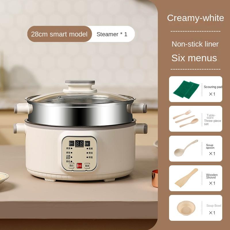 Электрическая пароварка для тушения и приготовления пищи Встроенная электрическая пароварка Паровая камера Бытовая Небольшая трехслойная Многофункциональная Многослойная большая вместимость