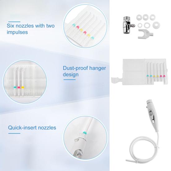 1 Set Teeth Scaler Convenient Remove Tooth Stains High Frequency Universal Cleaning Dental Irrigator for Home Use