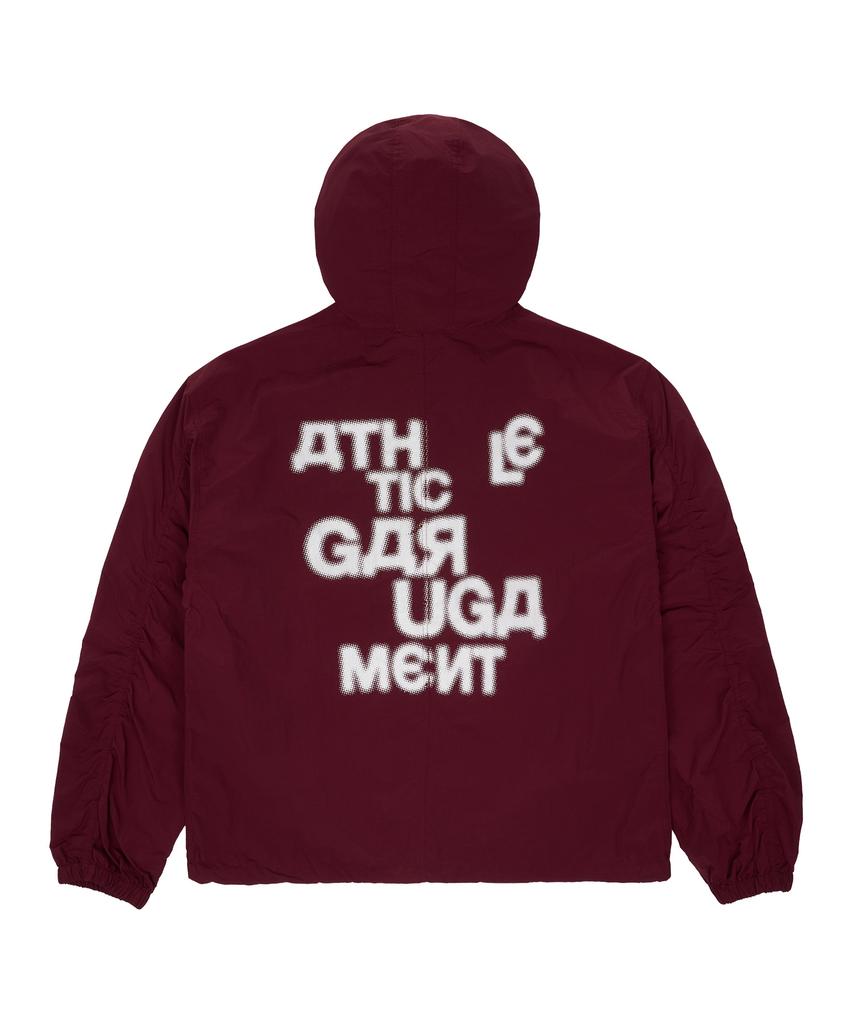 Universe Garment Повседневная толстовка-ветровка с капюшоном_Бордовый