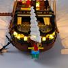 Совместимость с моделью LEGO Пиратский корабль, креативное сборочное освещение, светодиодный строительный светильник 31109, блоки для светодиодного комплекта LEGO O6U1
