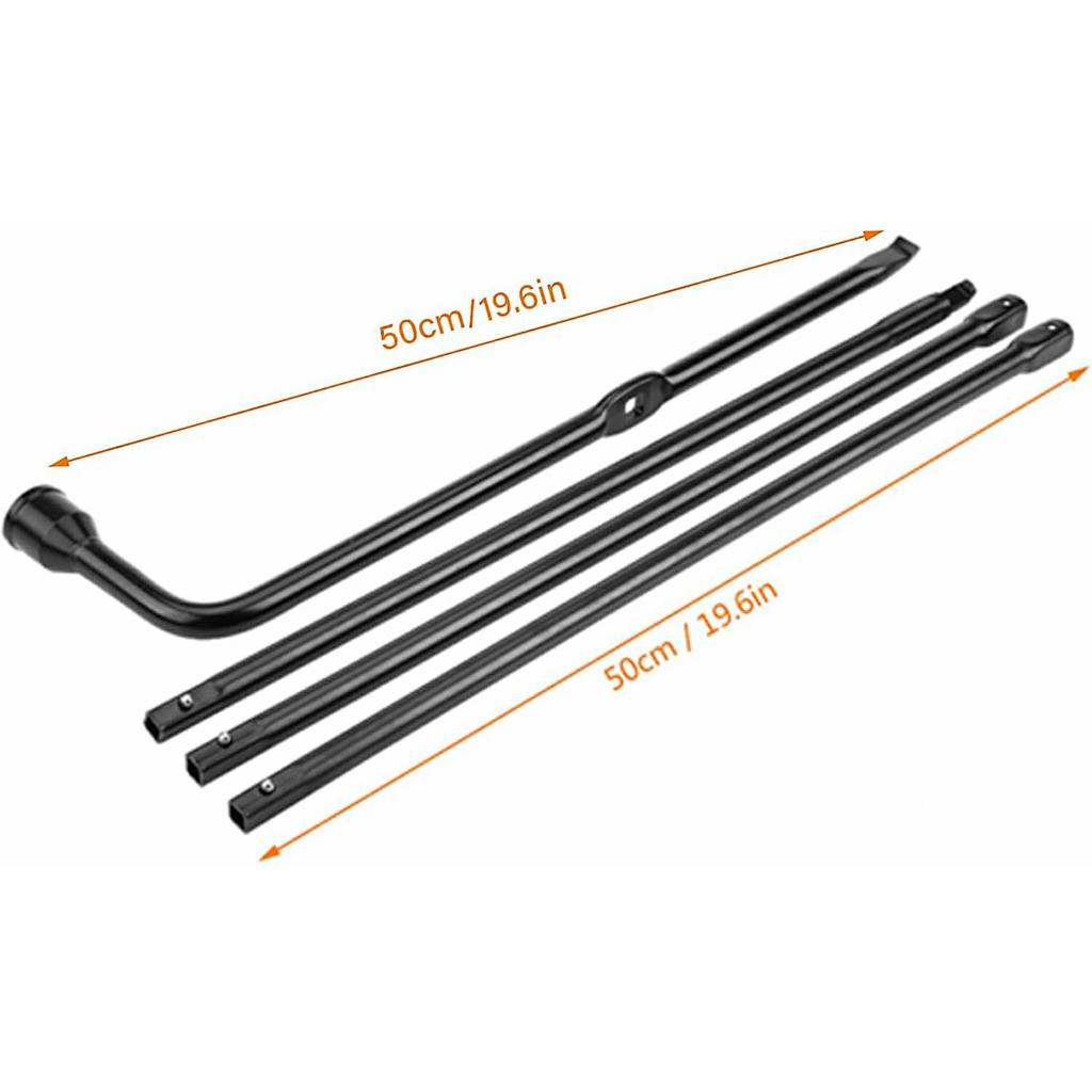 For Super Duty 2008 - 2016 Labor Saving Coated Handle Spare Tire Jack Lug Nut Wrench Kit