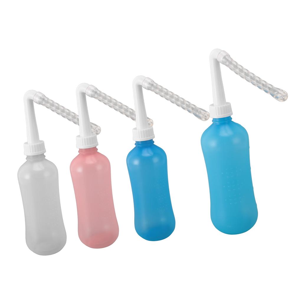 Neti Pot Sinus Rinse Bottle Silicone ABS Manual Nose Wash Cleaner Nasal Irrigation Bottle for Adults