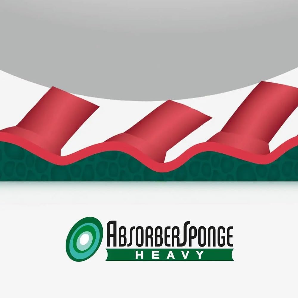 Накладка для настольного тенниса Butterfly Ilius S Cutman Tub с переменной высотой, красная U 00450 (006) (Нас)