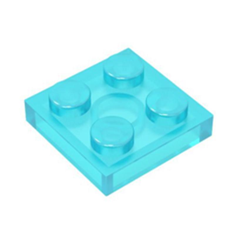 80 шт. Пластина 2x2 точки Разноцветная Совместимая с 3022 94148 Самоблокирующиеся Кирпичи Строительные Блоки Игрушки Аксессуары