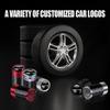 CQY1  4Pcs Metal Carbon Fibe Wheel Tire Valve Dust Caps Auto Decor for AMG W140 W168 W169 W176 W177 GLS GLB EQC CLS SLK A200 GLK CLK
