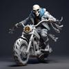 Cool Skeleton Figurines New Cute Funny Unique Skull Mini Statue Halloween Doll Resin Crafts Ornament Collectibles Home Garden Office Desk Decorations