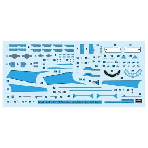 Academy 1/144 E-737 Peace Eye Самолет дальнего радиолокационного обнаружения и управления Пластиковая сборная модель 12651 (Самолет)