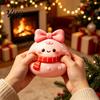 Christmas Daifuku Decorations Stress Relief Toy, Slow Rebound Steamed Bun Squeeze Crunchy Ball Sensory Holiday Party Favors for Kids Adults Reliever
