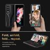 Роскошный кожаный складной чехол с защитой от падения для Samsung Galaxy Z Fold 4 Fold3 Fold2 Fold4 Fold 3 2 5g, защитная пленка для стекла