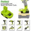 Converter Battery Adapter for Dewalt 20v Max for Milwaukee 18V Llithium Battery Convert to for Ryobi Power Tools Drill DM18RL