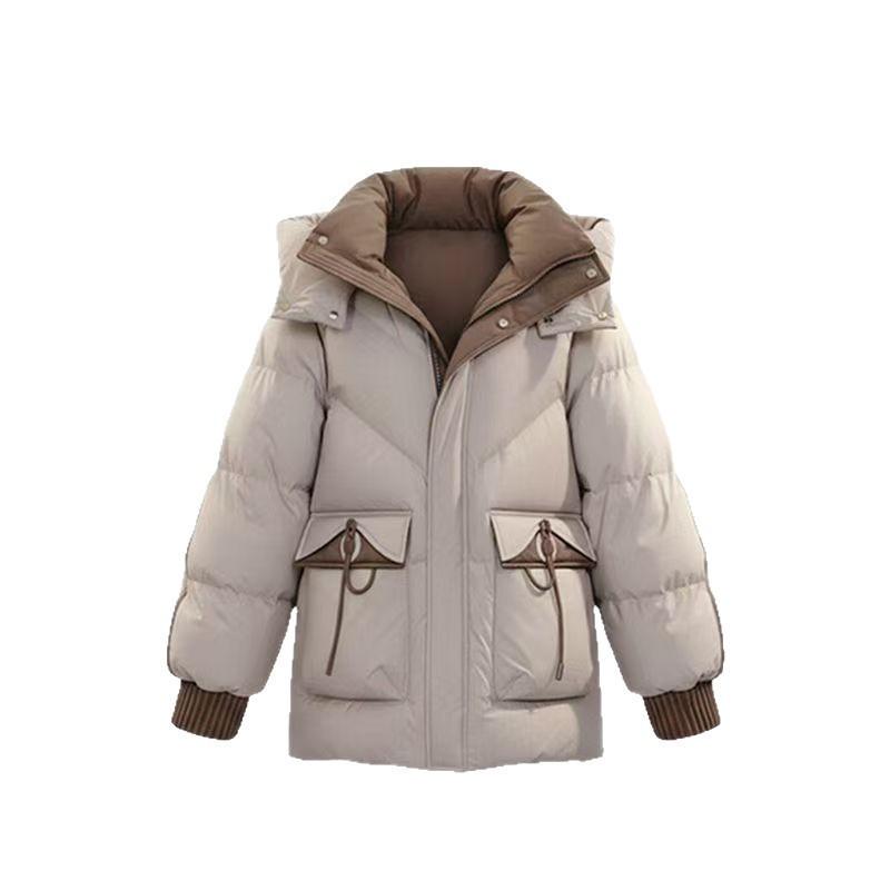 Cloud Puff Medium and Long Cotton Clothing Women's Winter New Fashion Foreign Style Loose Hooded Warm Jacket Thick