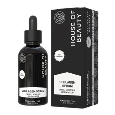 Коллагеновая сыворотка House of Beauty для уменьшения признаков старения, морщин и повышения уровня жировой прослойки лица