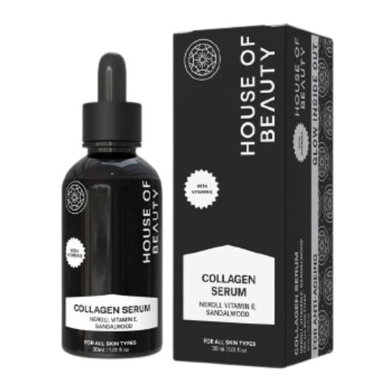 Коллагеновая сыворотка House of Beauty для уменьшения признаков старения, морщин и повышения уровня жировой прослойки лица