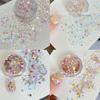 1Box Heart Star Colorful Nail Glitter Dopamine 3D Nail Art Charm Decoration Jewelry Manicure Accessory