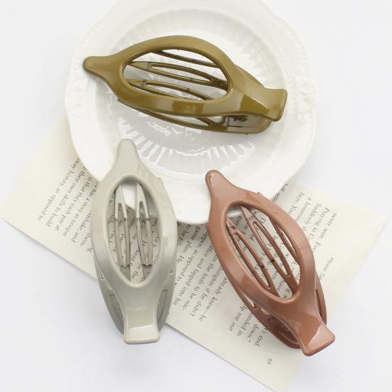 Заколка для волос, женская пластиковая заколка на затылке, прочная фиксация, легкий, удобный дизайн, аксессуары для волос с когтями