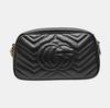 [Pre-Owned] Gucci GG Marmont Small Matelassé Shoulder Bag 'Black' - Excellent #Y6ZMAW