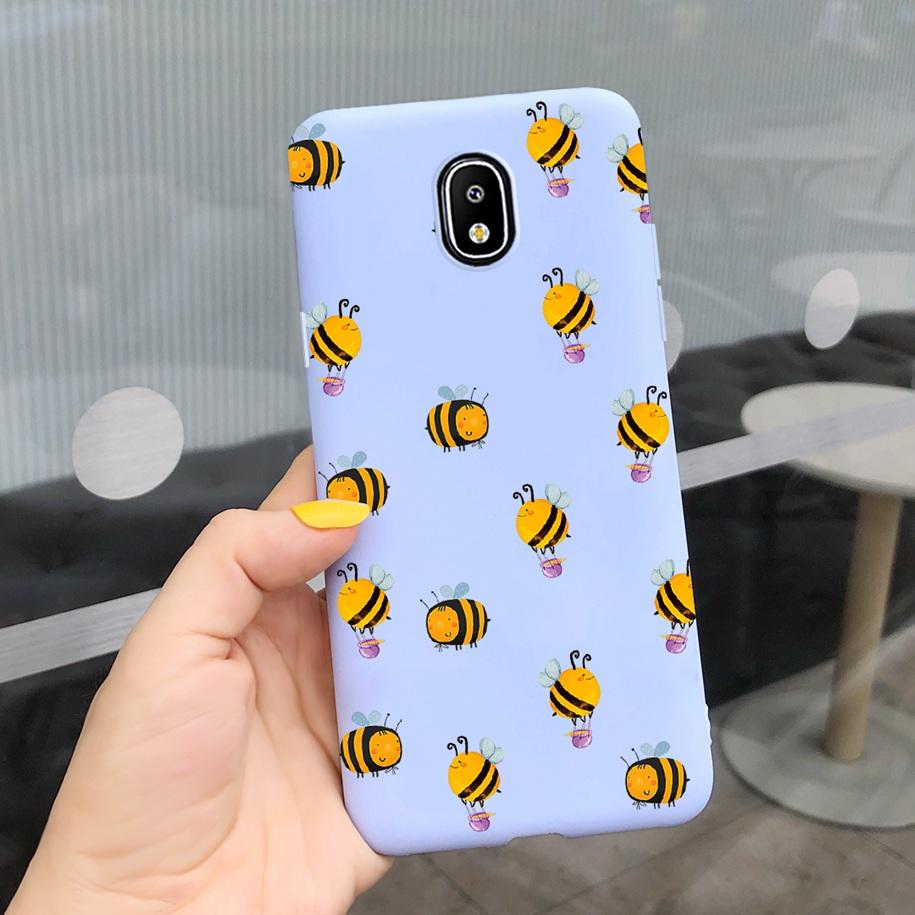 For Samsung Galaxy J5 2017 J530 SM-J530F Case Cute Cartoon Cats Unicorn Butterfly Bee Soft Cover for Samsung J5 2017 J530F Funda