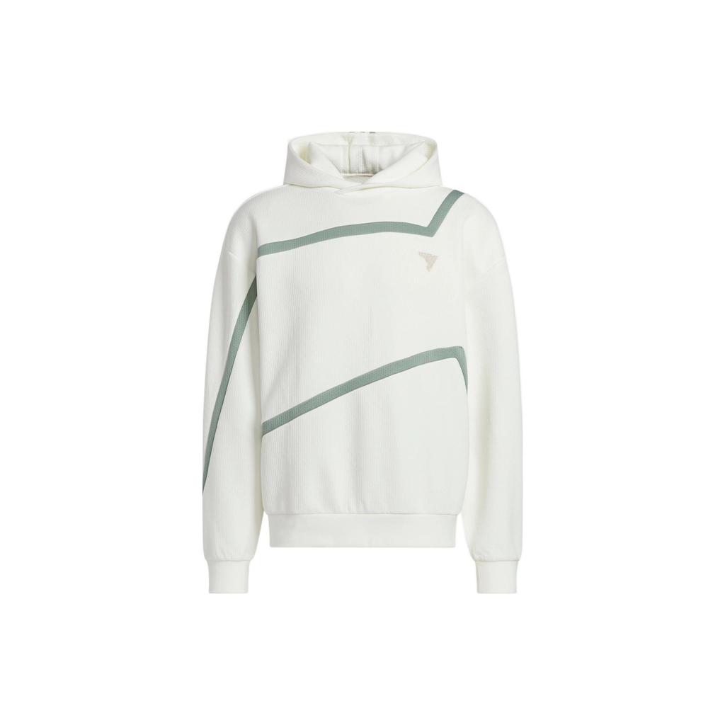 Adidas Trae Young CNY Hoodie With Irregular Stripe Print Men Tops White IL6489