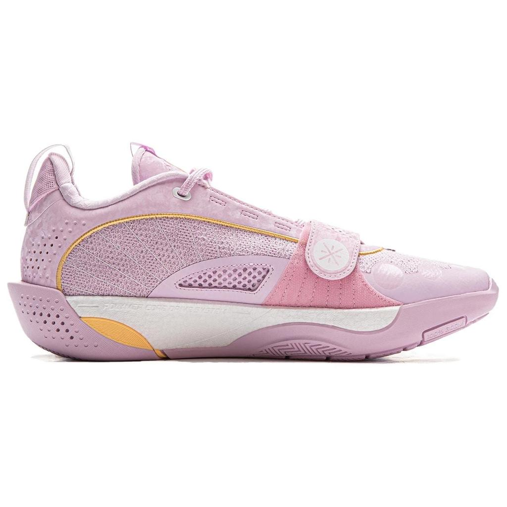 Li Ning Wade All City 13ENCORE Низкие Баскетбольные Кроссовки Мужские Ранний Лотос Розовый ABAV043-1