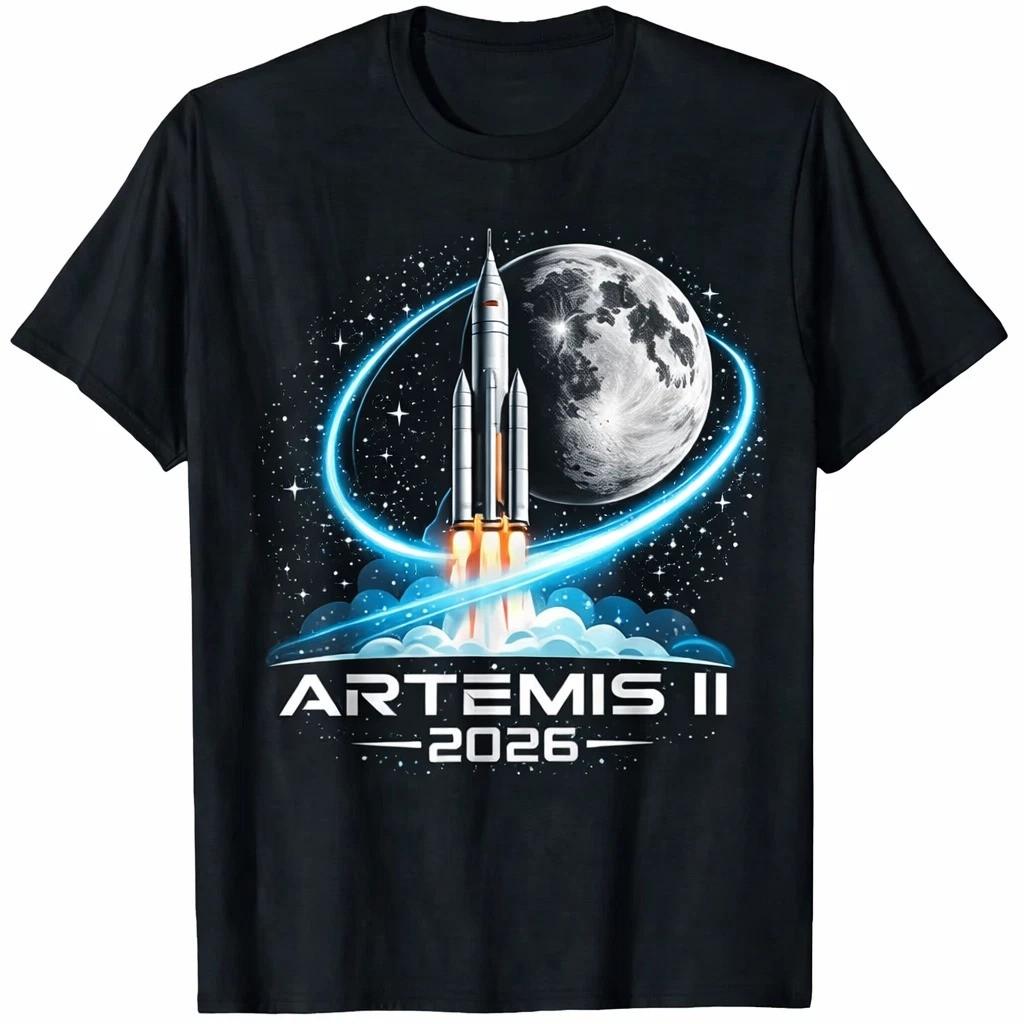 Artemis II Launch To The Moon 2026 Unisex unisex T-Shirt Fan Gift S-5XL