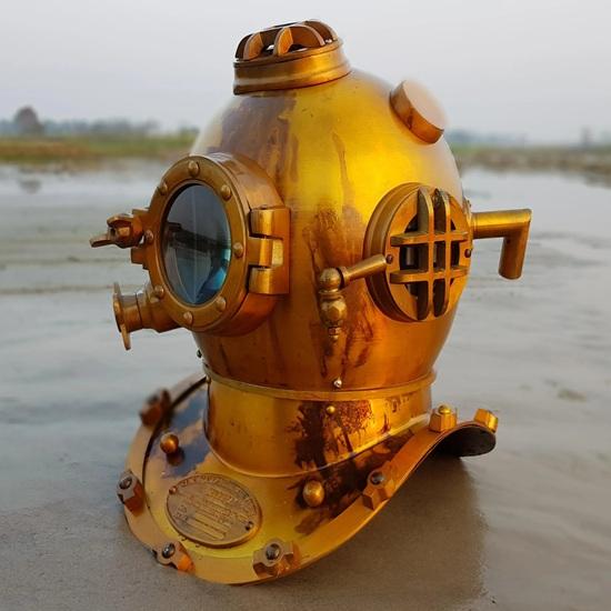 Шлем для подводного плавания 45,72 см Mark V Deep Diving дайверский шлем Sea Nautical Декоративный подарочный
