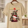 Unisexs  Womens 90s Alone Movie TShirt Kevin McCallister  Christmas Tree Holiday Party Casual Tee for Nostalgic Fans Clothing