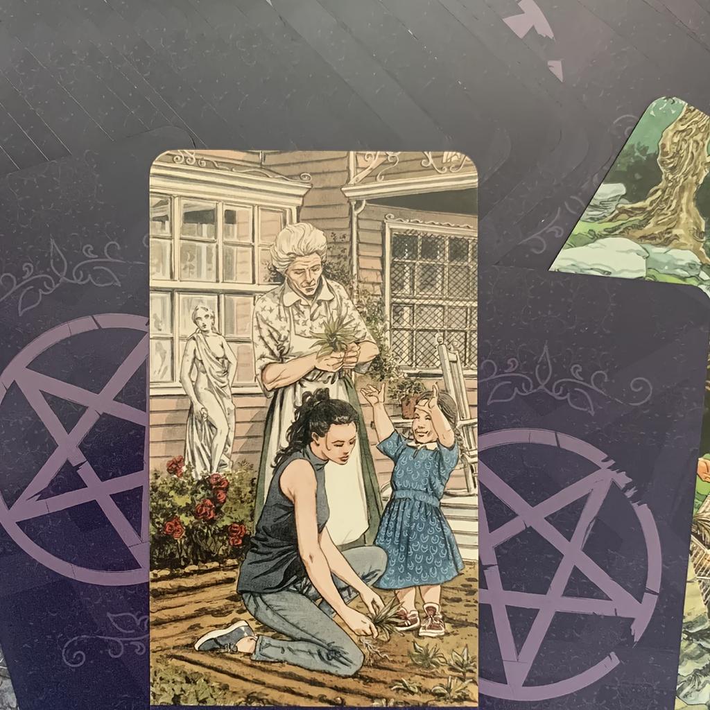 Языческие карты для чтения карт: Колода мистических гаданий для вечеринок — английское издание, возраст 14+ | Классическая настольная игра Oracle