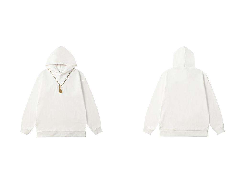 Trendy Unisex Terry Cloth Hoodie