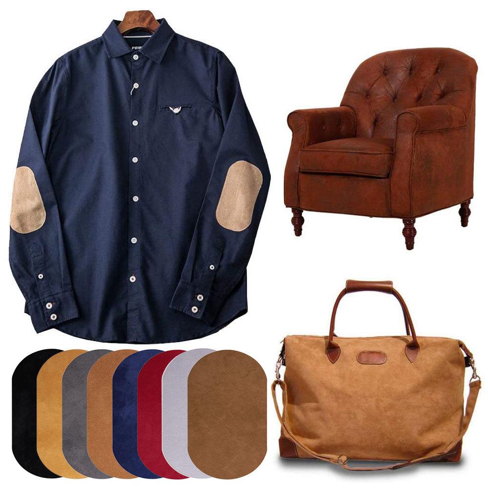 Hot Sale 5pcs Colorful Iron-On Fabric Patches Set | No Sew Adhesive for Pants Repair Kids Clothes Denim DIY Craft (Mixed Sizes)