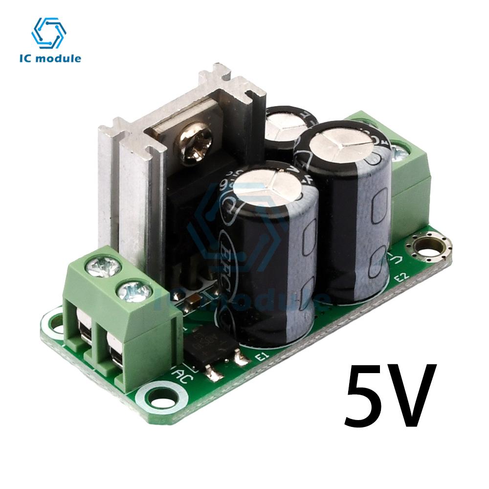 Модуль стабилизированного источника питания DC 5V 6V 9V 12V 15V 24V плата выпрямителя-фильтра 7805/ 7809 / 7812/7824 для аудиоусилителя