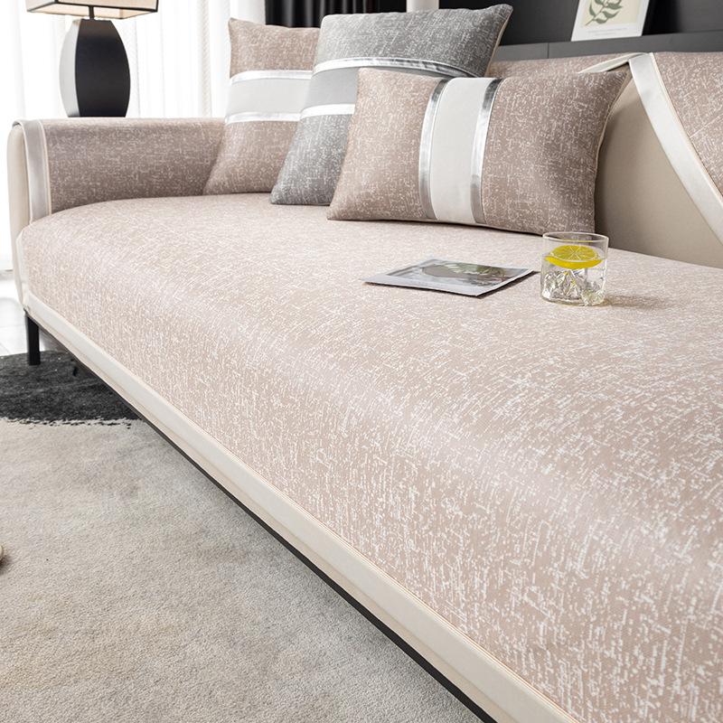 Ice Silk Cold Sofa Cushion Summer New Mat Seat Cushion Non-Slip Summer Cool Cushion Sofa Cover Cloth Towel