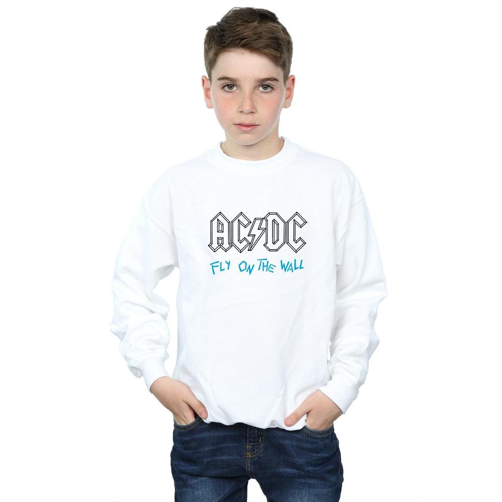 AC/DC Boys Fly On The Wall Outline Sweatshirt