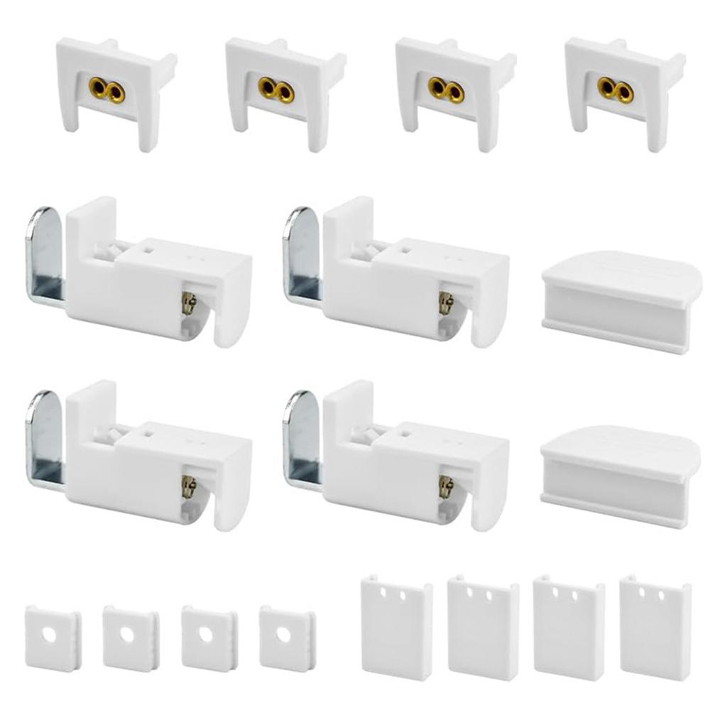18 шт. комплекты крепежных принадлежностей для плиссированных жалюзи L-образный рулонный держатель для штор, ремонт, замена