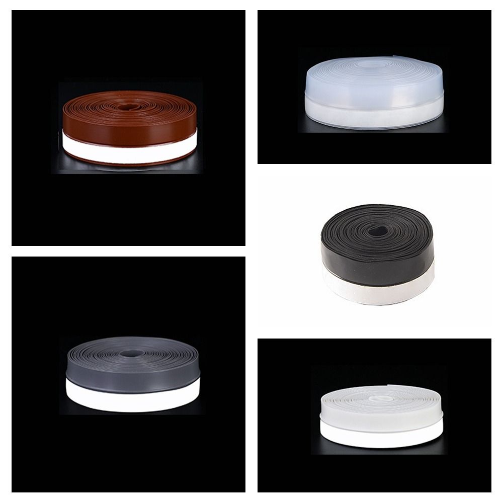 Warm Door Window Seal Rubber Insect Proof Silicone Sealing Tape Door Bottom Seal Strip Windows