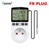 EU/US/FR Timer Socket Thermostat Digital Temperature Controller Socket Outlet With Timer Switch Sensor Probe Heating Cooling